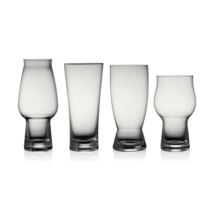 Lyngby Glas ölglas set 4 delar - Kristall - Lyngby Glas