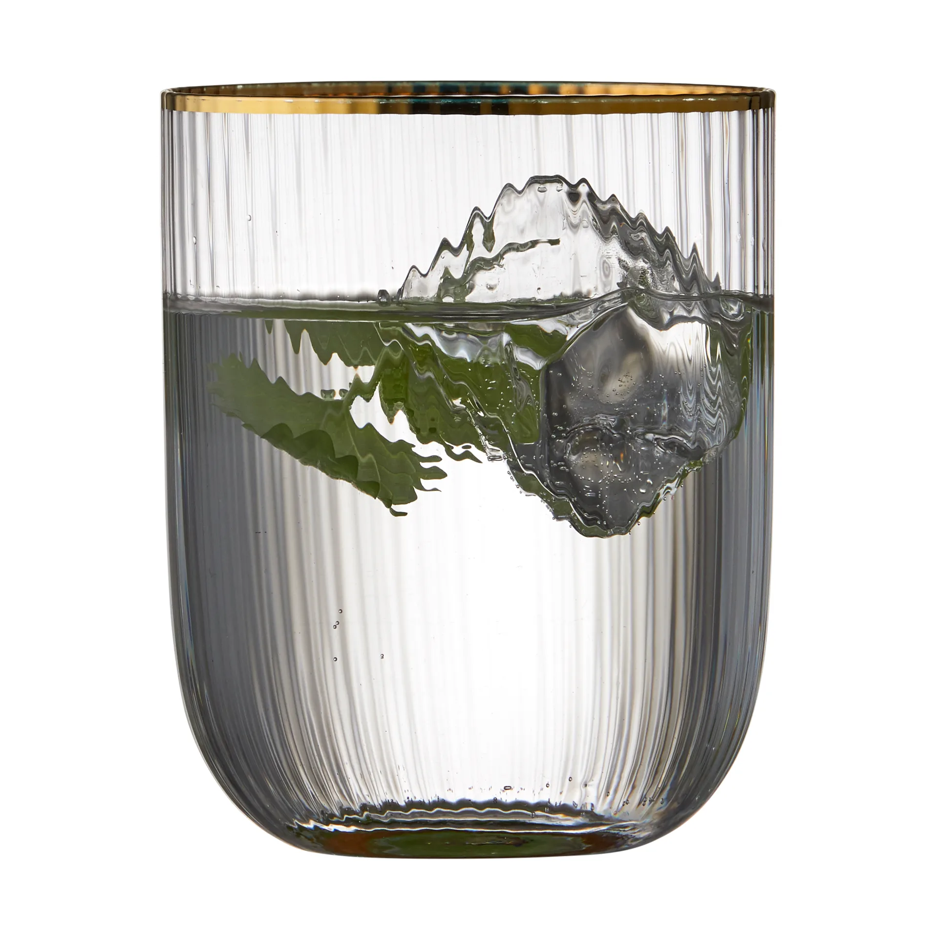 Palermo Gold tumblerglas 35 cl 4-pack, Klar-guld Lyngby Glas