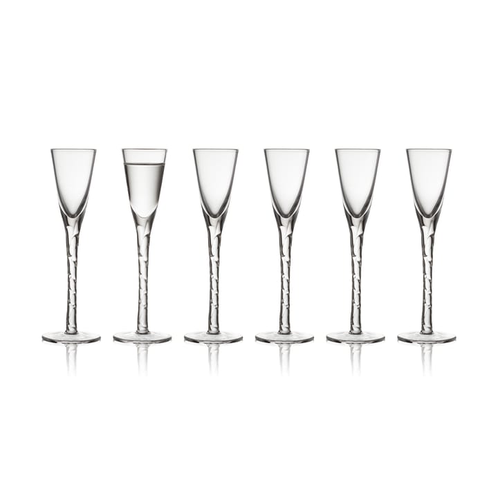 Paris snapsglas 2,5 cl 6-pack, Klar Lyngby Glas