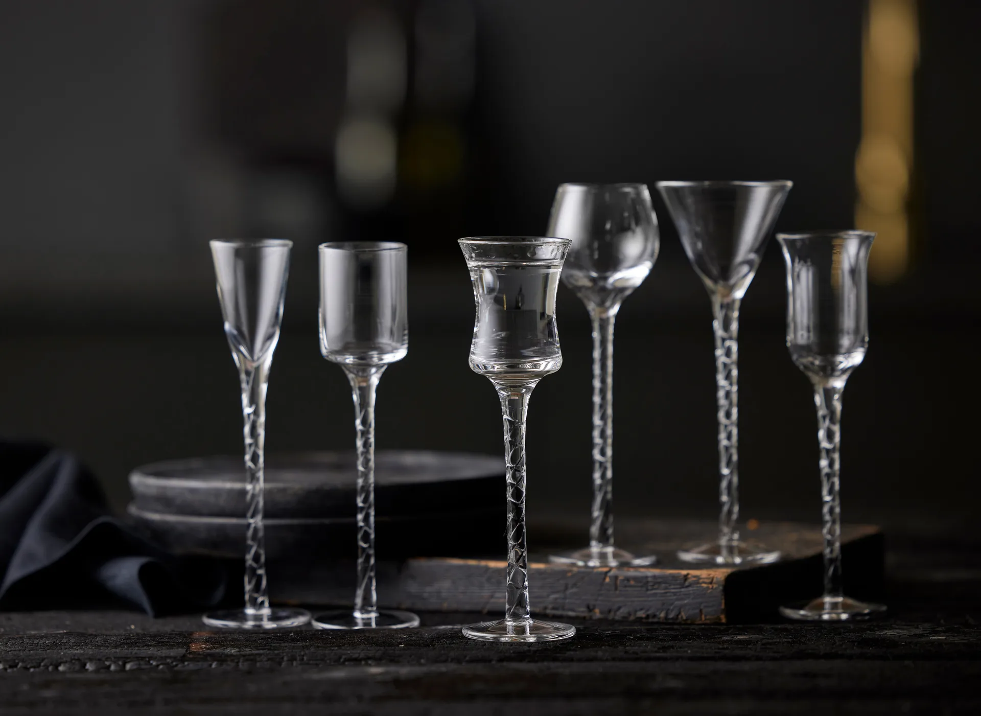 Rom snapsglas 2,5-5 cl 6 delar, Klar Lyngby Glas