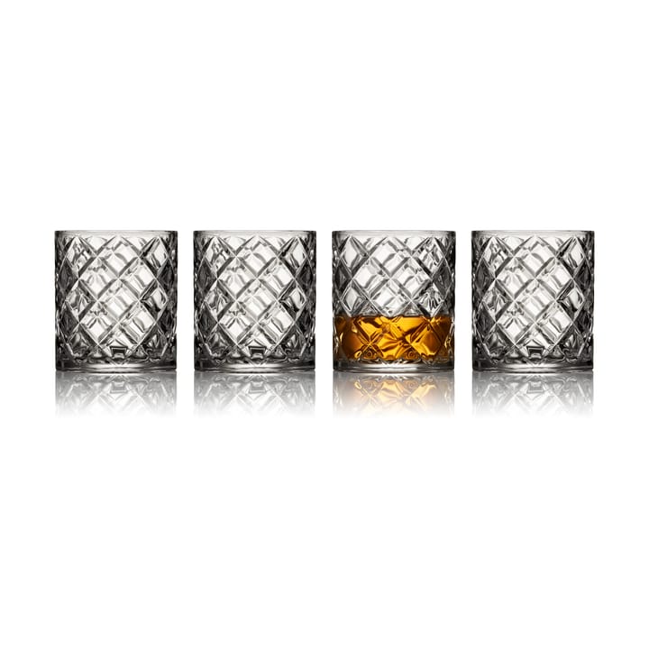 Sevilla whiskeyglas 30 cl 4-pack - Clear - Lyngby Glas
