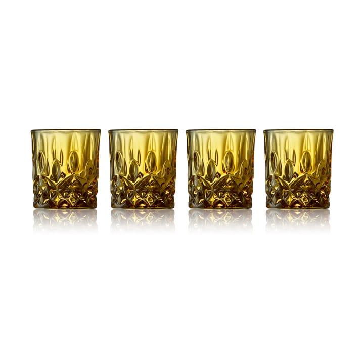 Sorrento shotglas 4 cl 4-pack, Amber Lyngby Glas