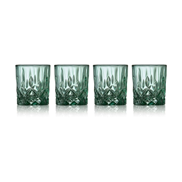 Sorrento shotglas 4 cl 4-pack, Grön Lyngby Glas