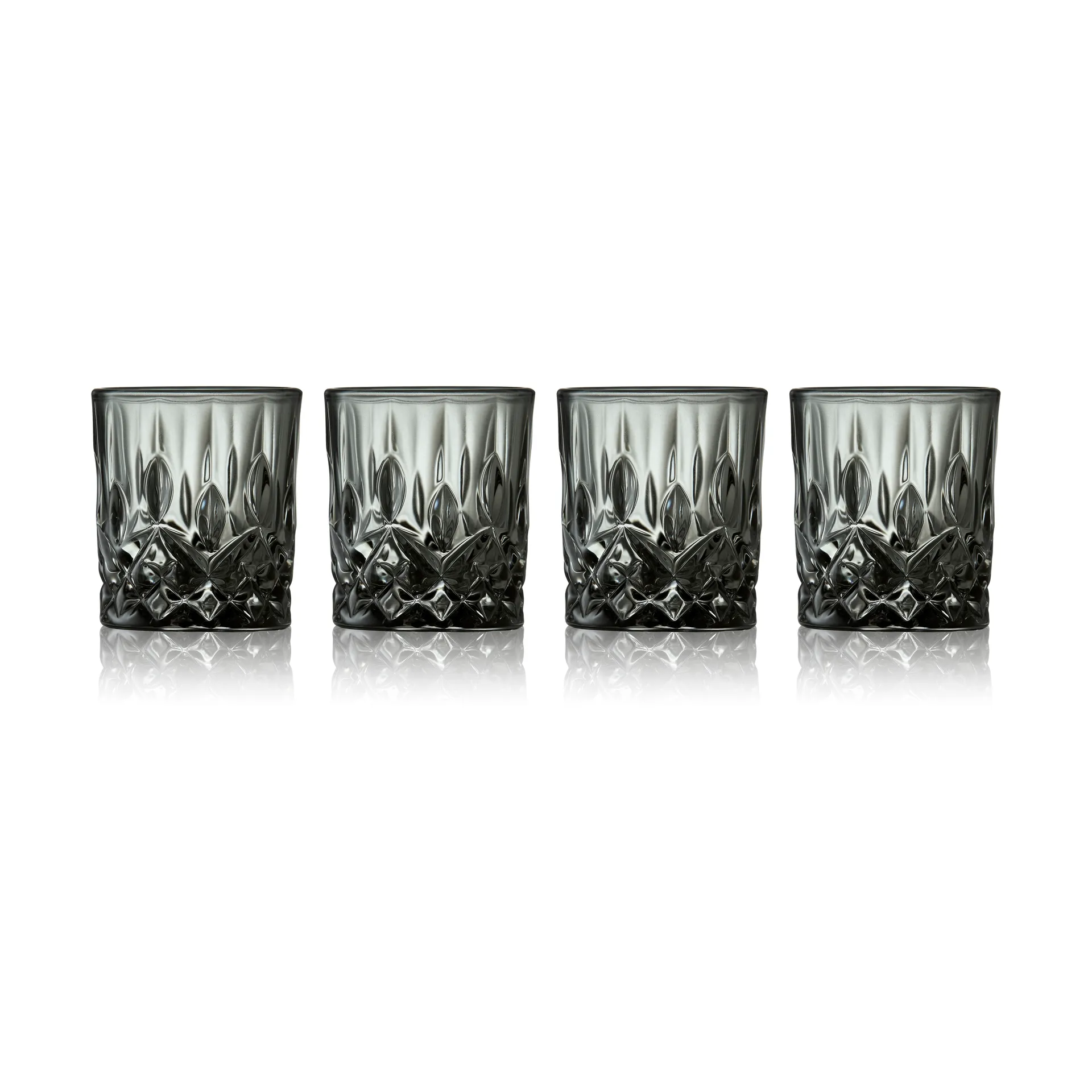 Sorrento shotglas 4 cl 4-pack, Smoke Lyngby Glas