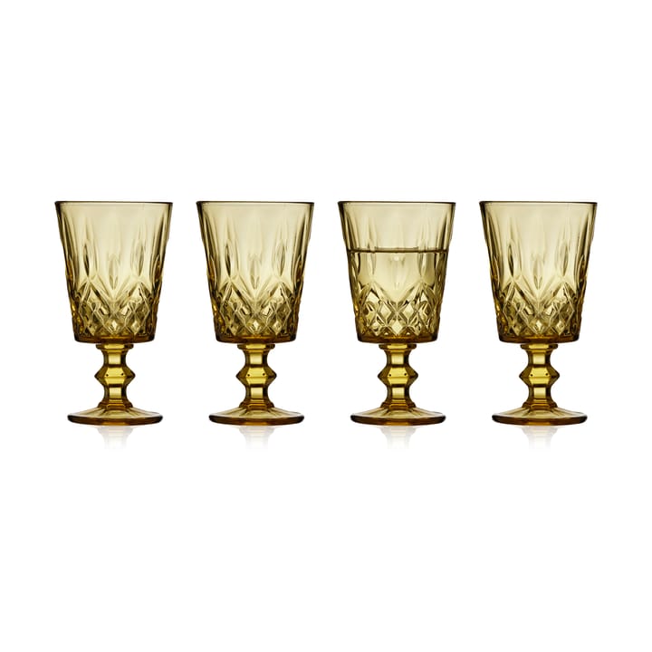 Sorrento vinglas 29 cl 4-pack, Amber Lyngby Glas