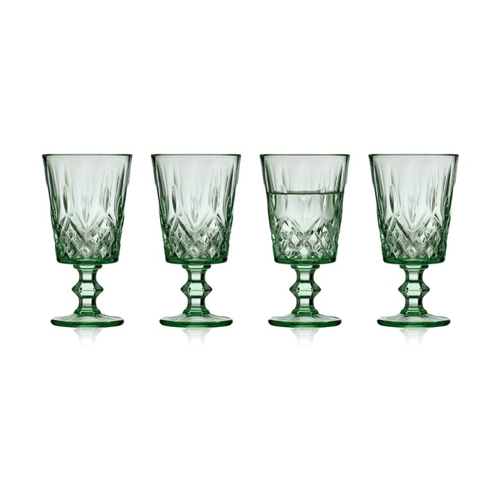 Sorrento vinglas 29 cl 4-pack - Grön - Lyngby Glas