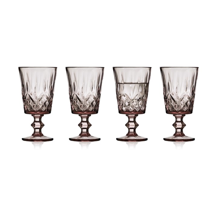 Sorrento vinglas 29 cl 4-pack, Pink Lyngby Glas