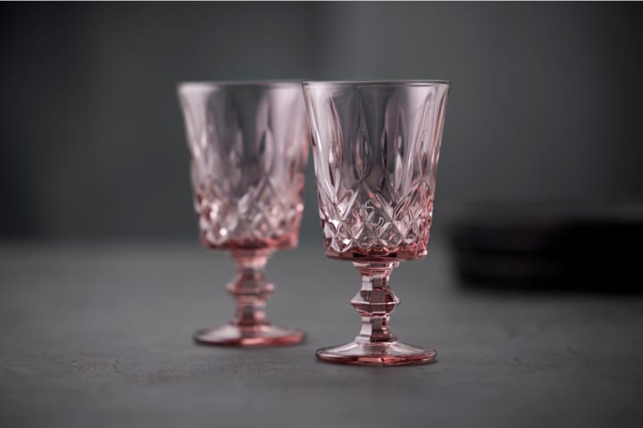 Sorrento vinglas 29 cl 4-pack, Pink Lyngby Glas