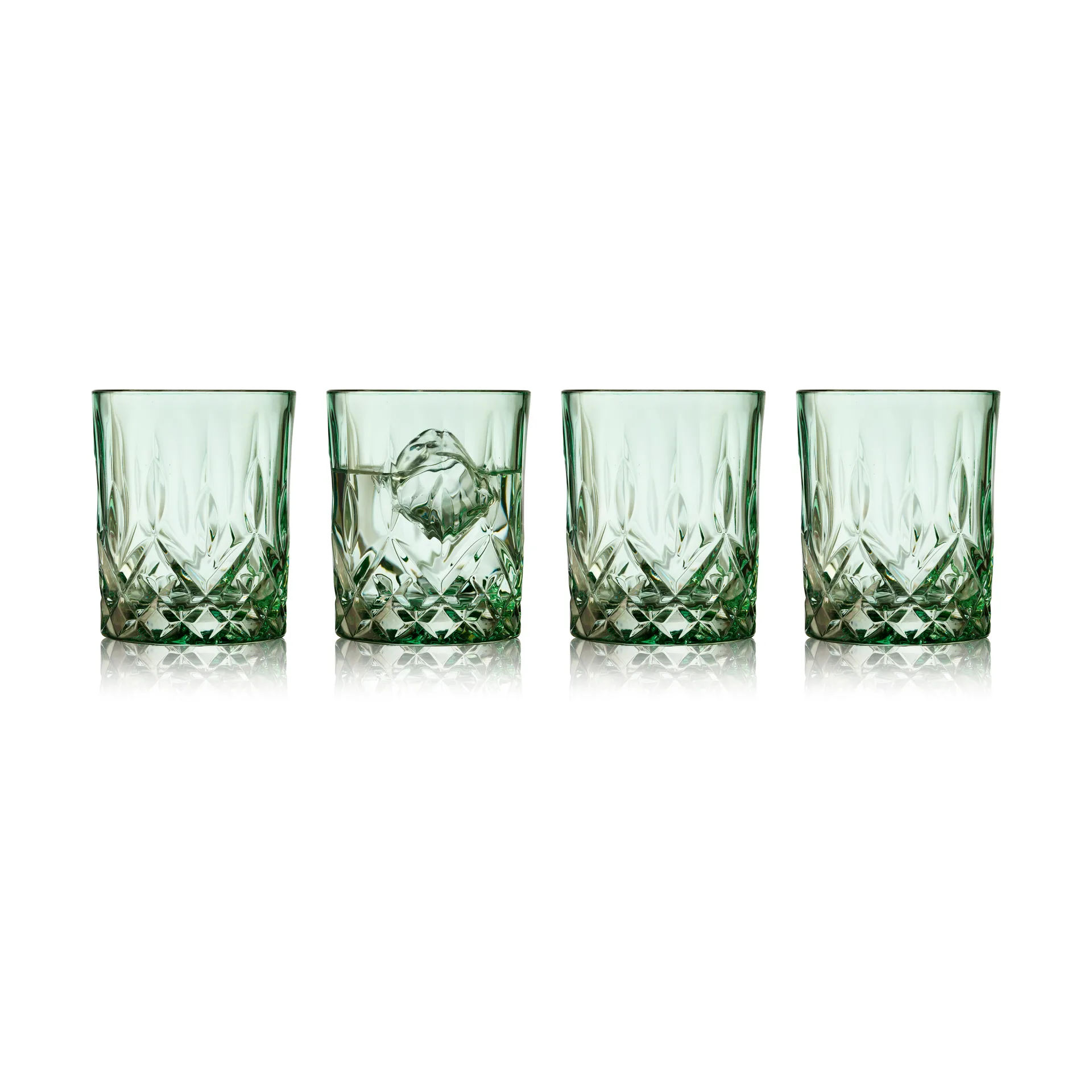 Sorrento whiskeyglas 32 cl 4-pack, Green Lyngby Glas