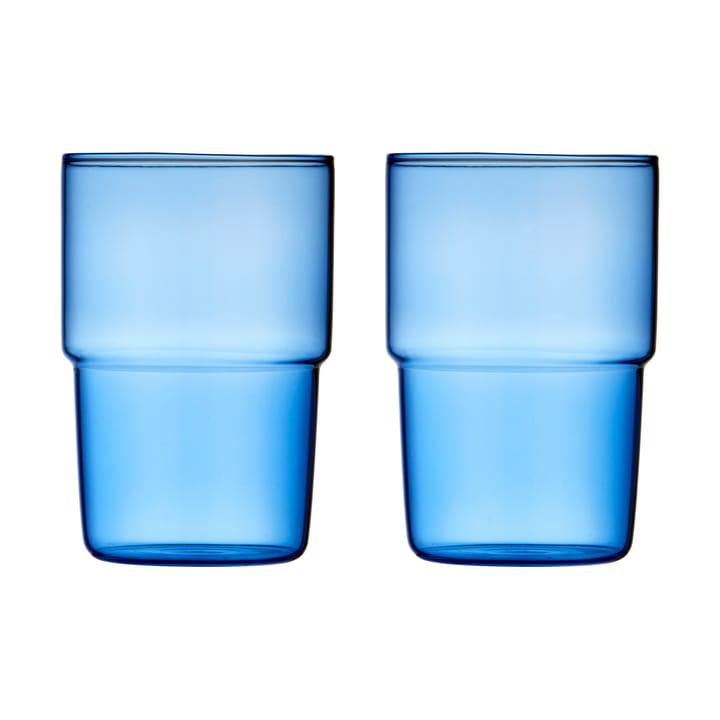Torino dricksglas 40 cl 2-pack, Blue Lyngby Glas