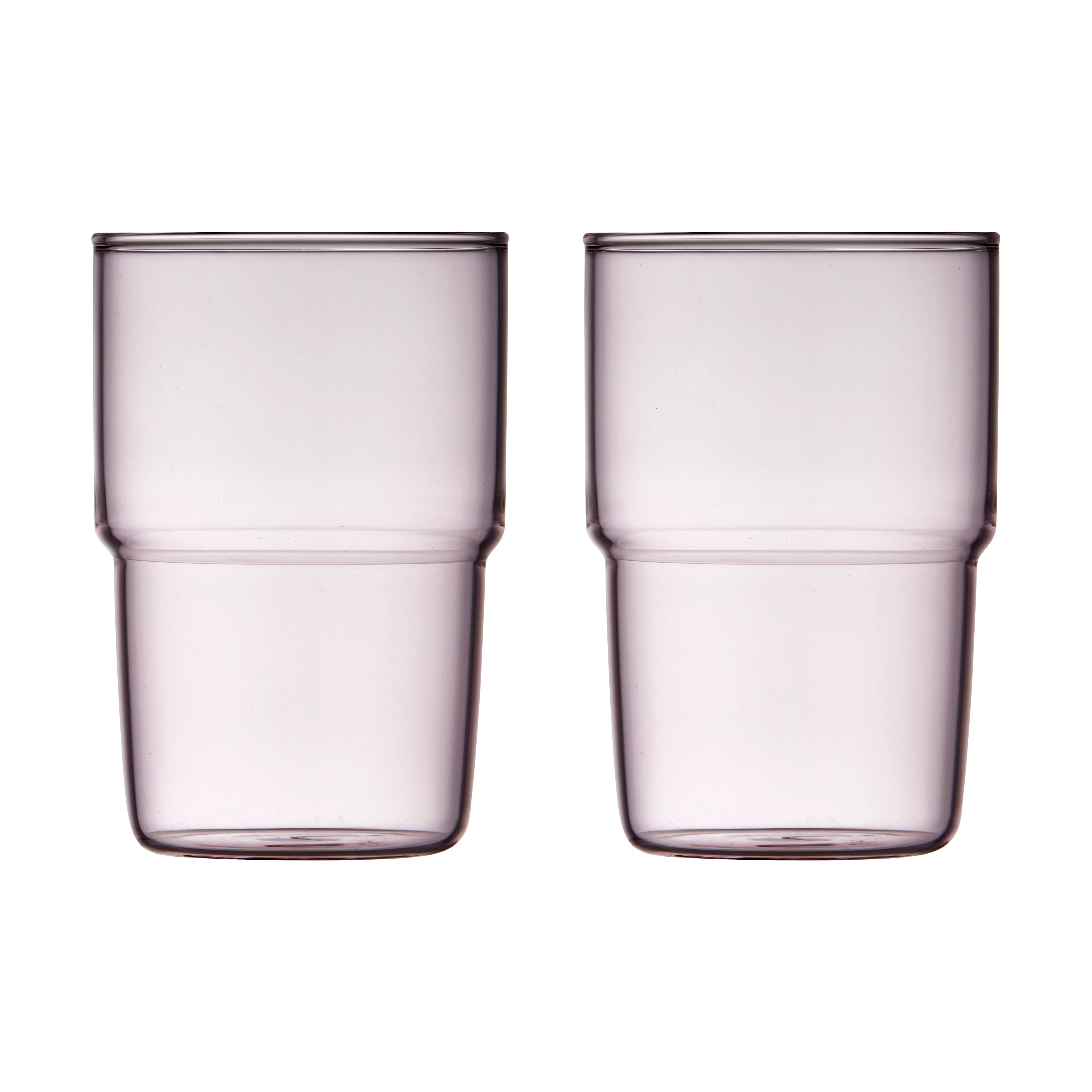 Lyngby Glas Torino dricksglas 40 cl 2-pack, Pink