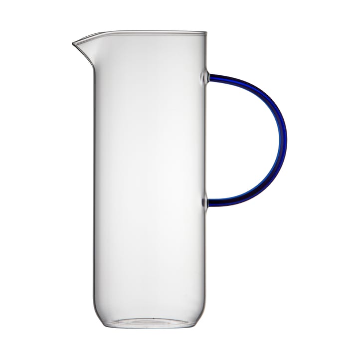 Torino glaskanna 1,1 l, Clear-blue Lyngby Glas