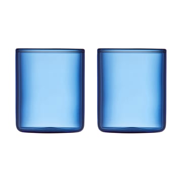 Lyngby Glas Torino shotglas 6 cl 2-pack Blue