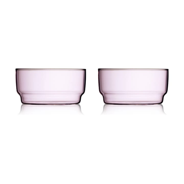 Torino skål 50 cl 2-pack - Pink - Lyngby Glas