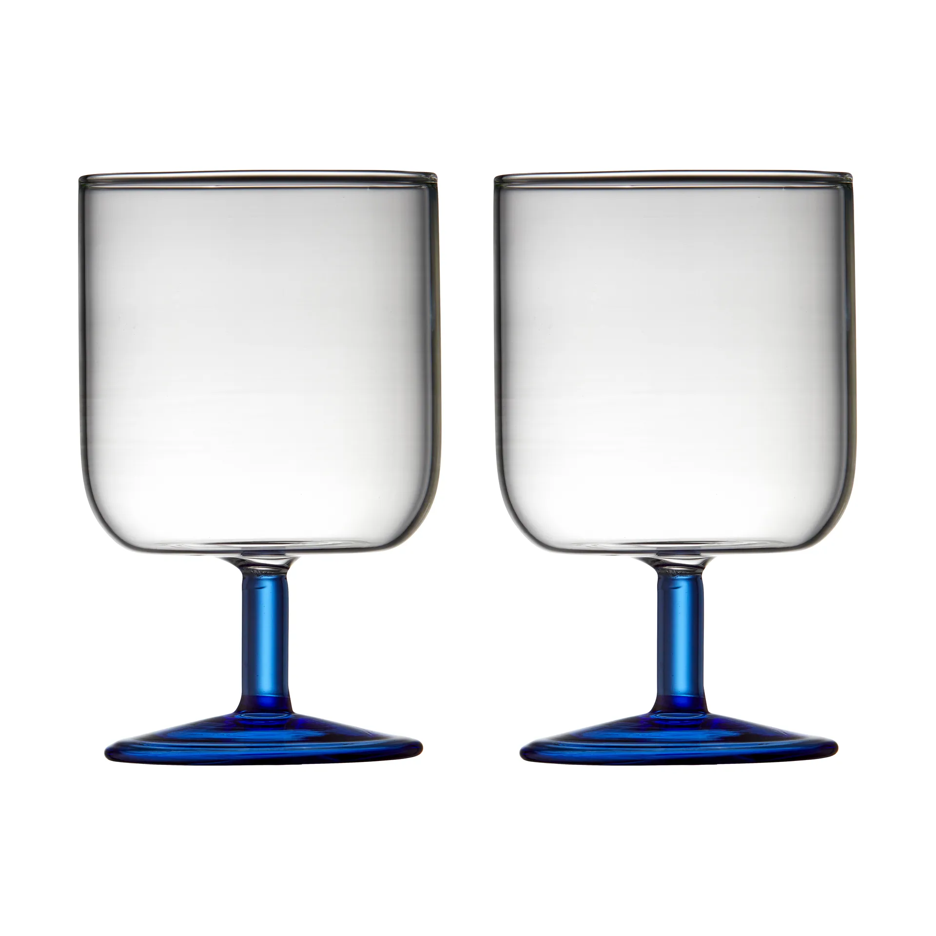 Torino vinglas 30 cl 2-pack, Clear-blue Lyngby Glas