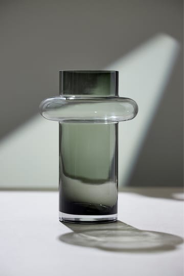 Tube vas glas 25 cm - Smoke - Lyngby Glas