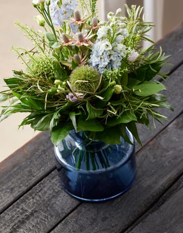 Tubular vas glas 20 cm - Blå - Lyngby Glas
