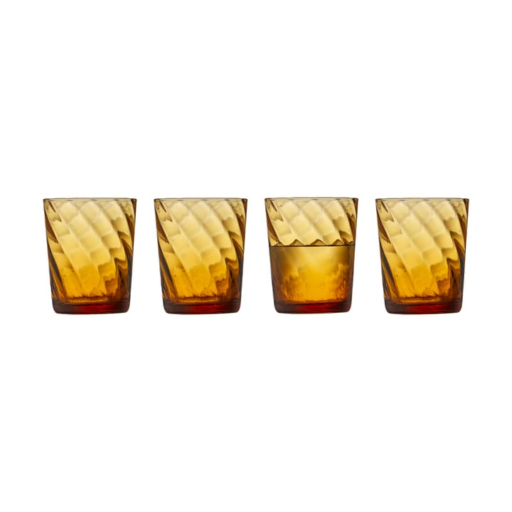 Vienna vattenglas 30 cl 4-pack - Amber - Lyngby Glas