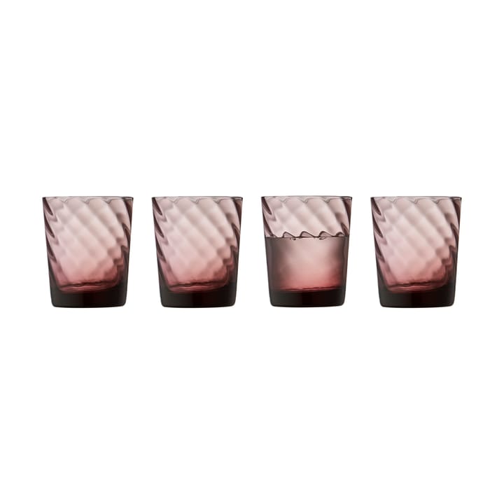 Vienna vattenglas 30 cl 4-pack, Pink Lyngby Glas