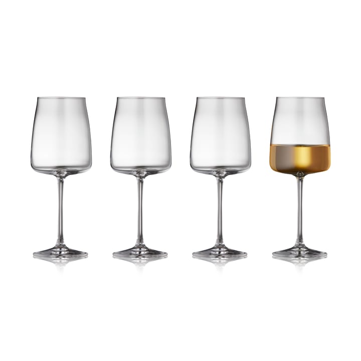 Zero vitvinsglas 43 cl 4-pack - Kristall - Lyngby Glas