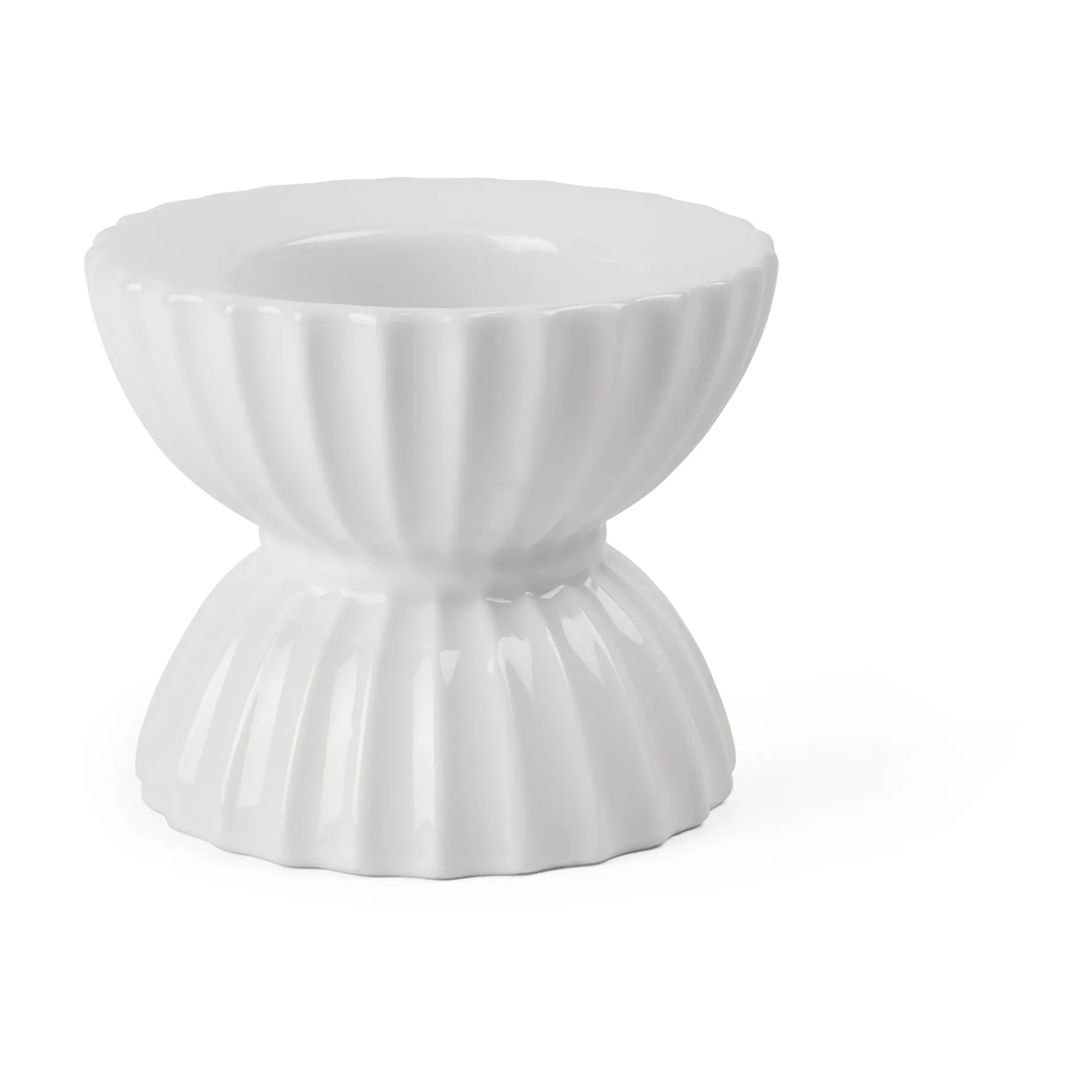 Lyngby Tura värmeljusstake Ø8 cm, Vit Lyngby Porcelæn