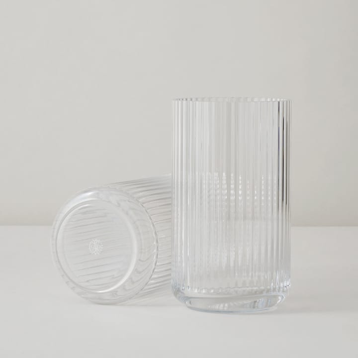 Lyngby vas glas klar, 12 cm Lyngby Porcelæn