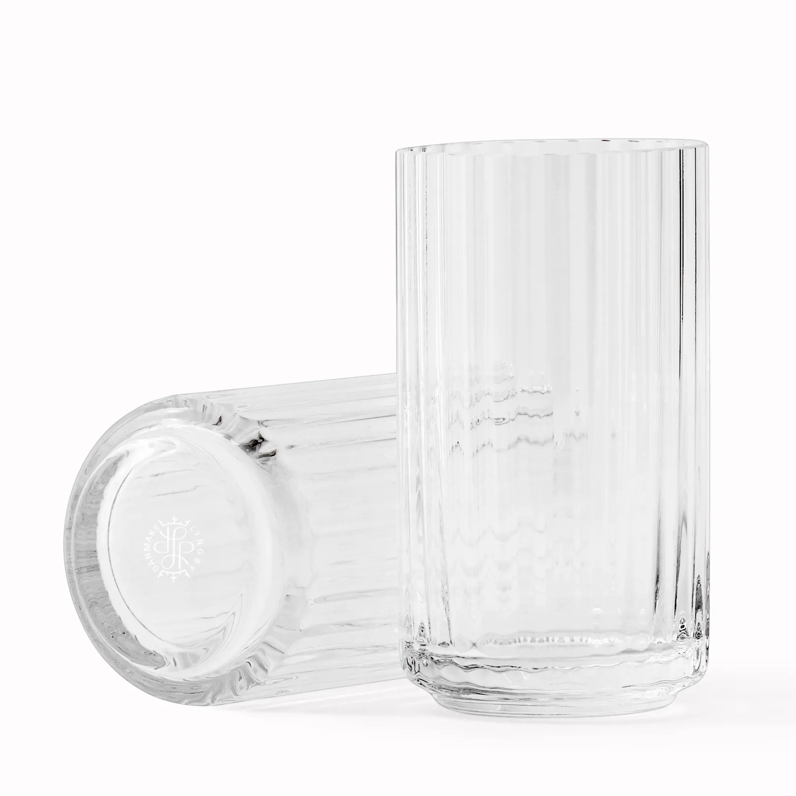 Lyngby vas glas klar, 31 cm Lyngby Porcelæn