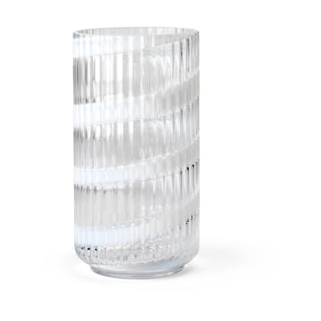 Lyngby Porcelæn Lyngby Vas White swirl 20,5 cm