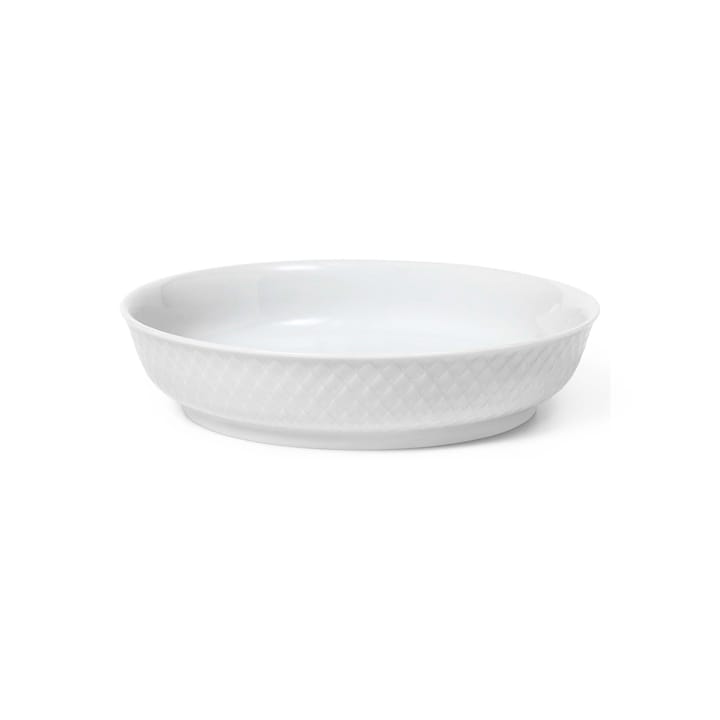 Rhombe desserttallrik Ø16 cm, Vit Lyngby Porcelæn