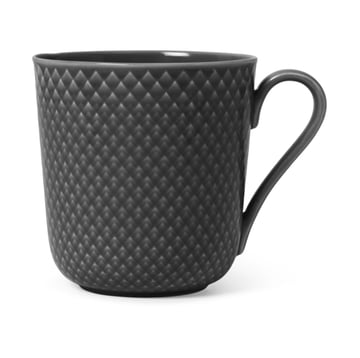 Läs mer om Lyngby Porcelæn Rhombe Earth mugg 39 cl Slate