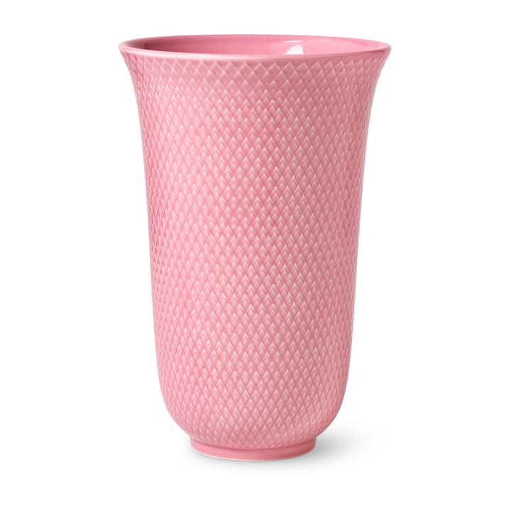 Rhombe vas 20 cm, Rosa Lyngby Porcelæn