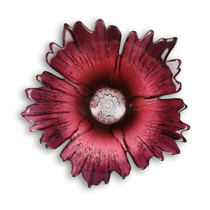 Fleur glasskål rödrosa, liten Ø19 cm Målerås Glasbruk