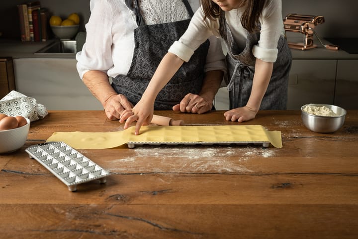 Marcato ravioliplåt inkl kavel fyrkantig ravioli, 24 st Marcato