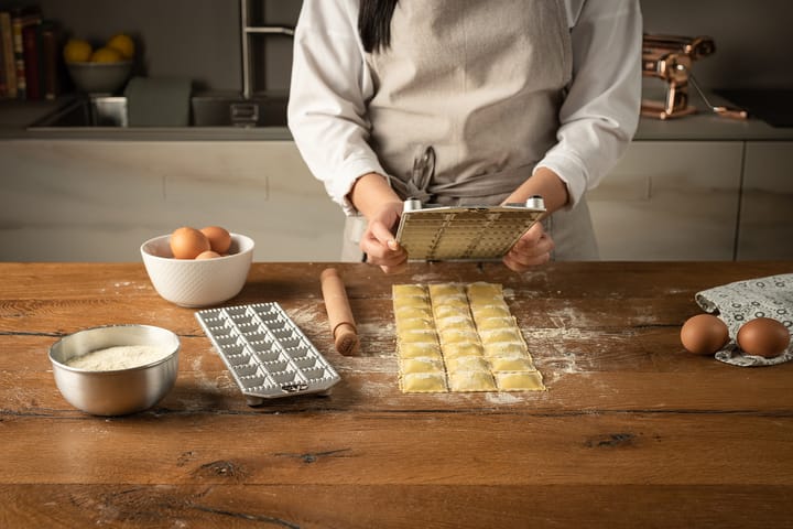 Marcato ravioliplåt inkl kavel fyrkantig ravioli, 24 st Marcato