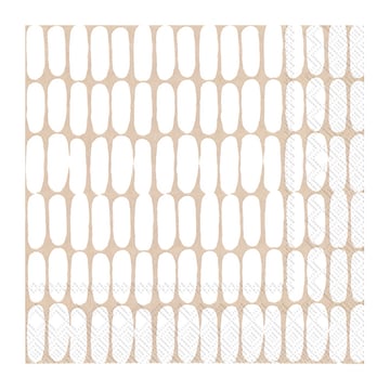 Marimekko Alku servett 33×33 cm 20-pack Cream