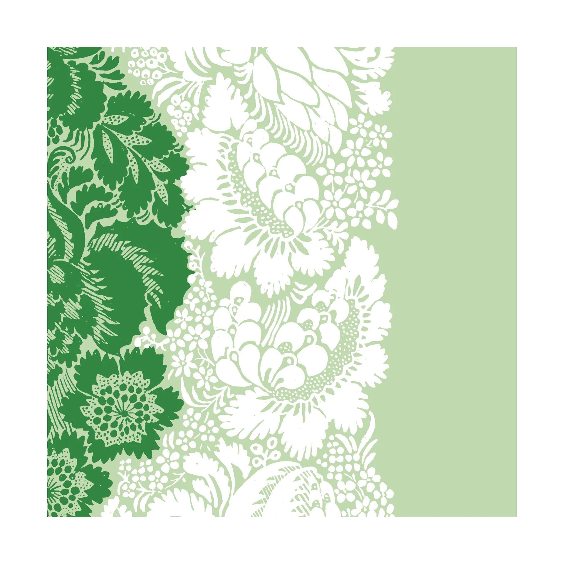 Ananas servett 33x33 cm 20-pack, Green Marimekko