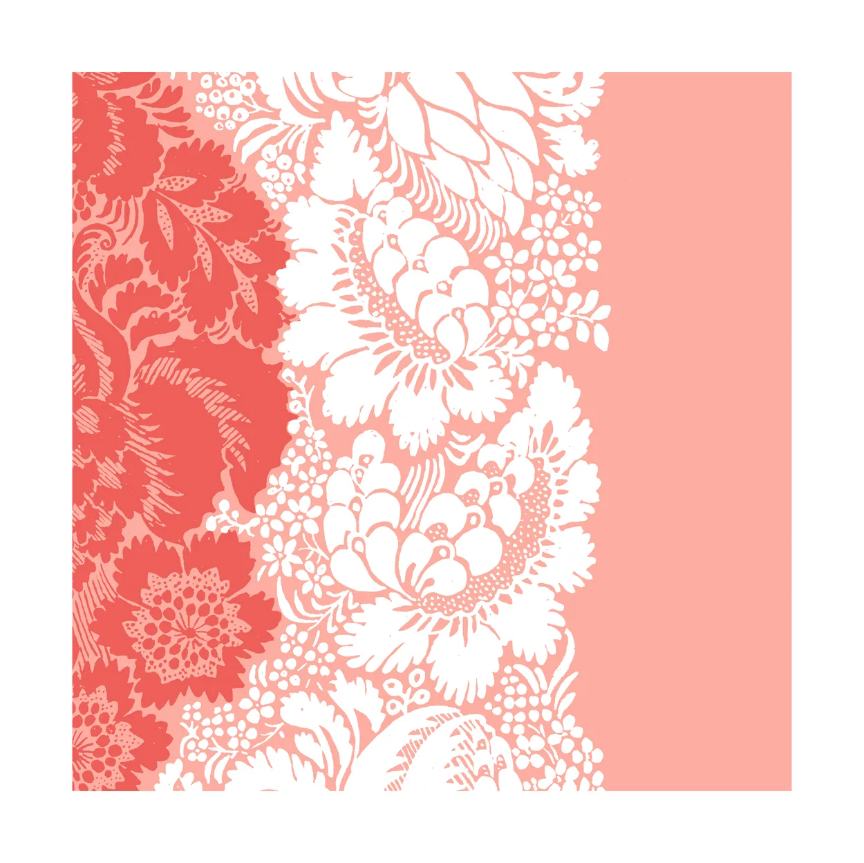 Marimekko Ananas servett 33×33 cm 20-pack Raspberry