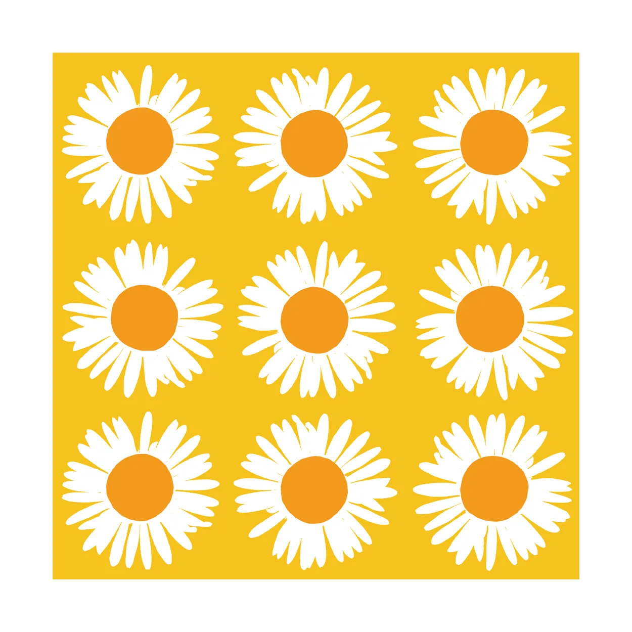 Marimekko Auringonkukka servett 33×33 cm 20-pack Yellow