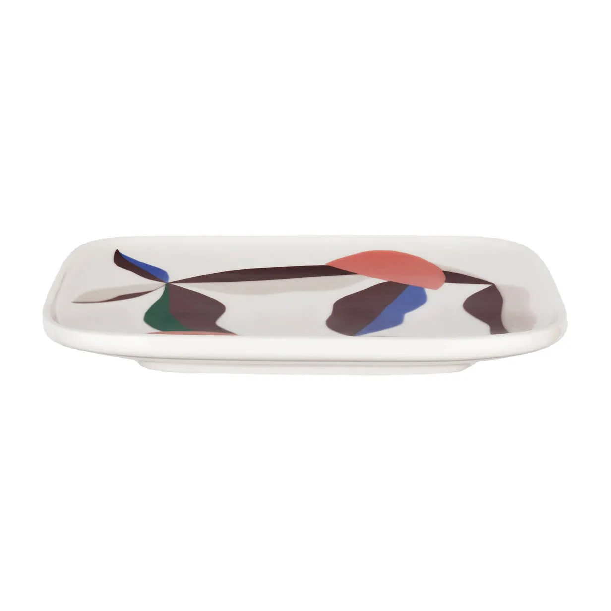 Berry tallrik 15x12 cm, White-blue-powder-darkwine Marimekko