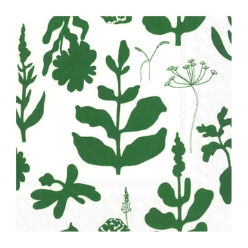 Marimekko Elokuun Varjot servett 33×33 cm 20-pack Grön