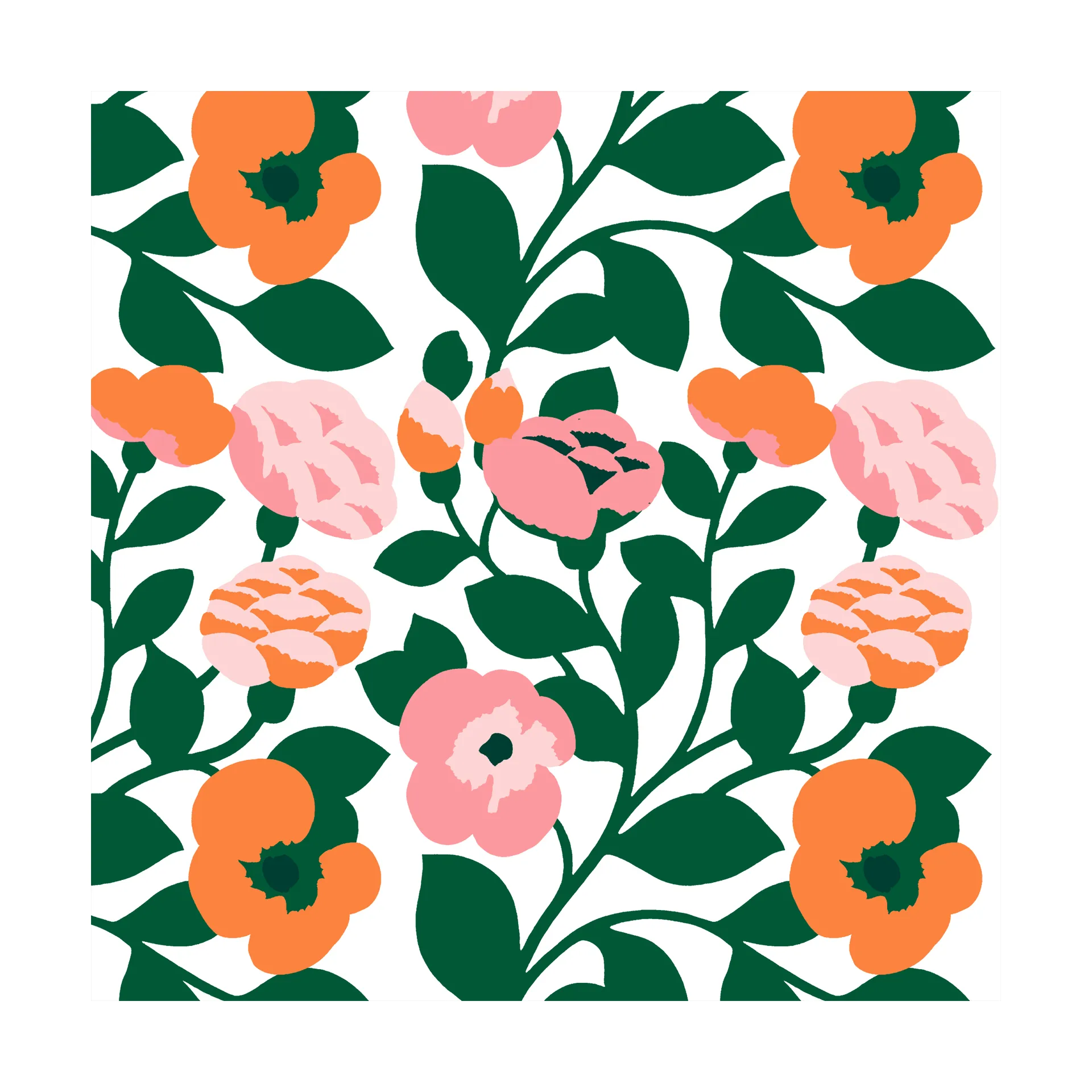 Green green servett 33x33 cm 20-pack, Dark Green Marimekko