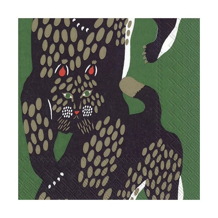 Ilves servett 33x33 cm 20-pack, Green Marimekko
