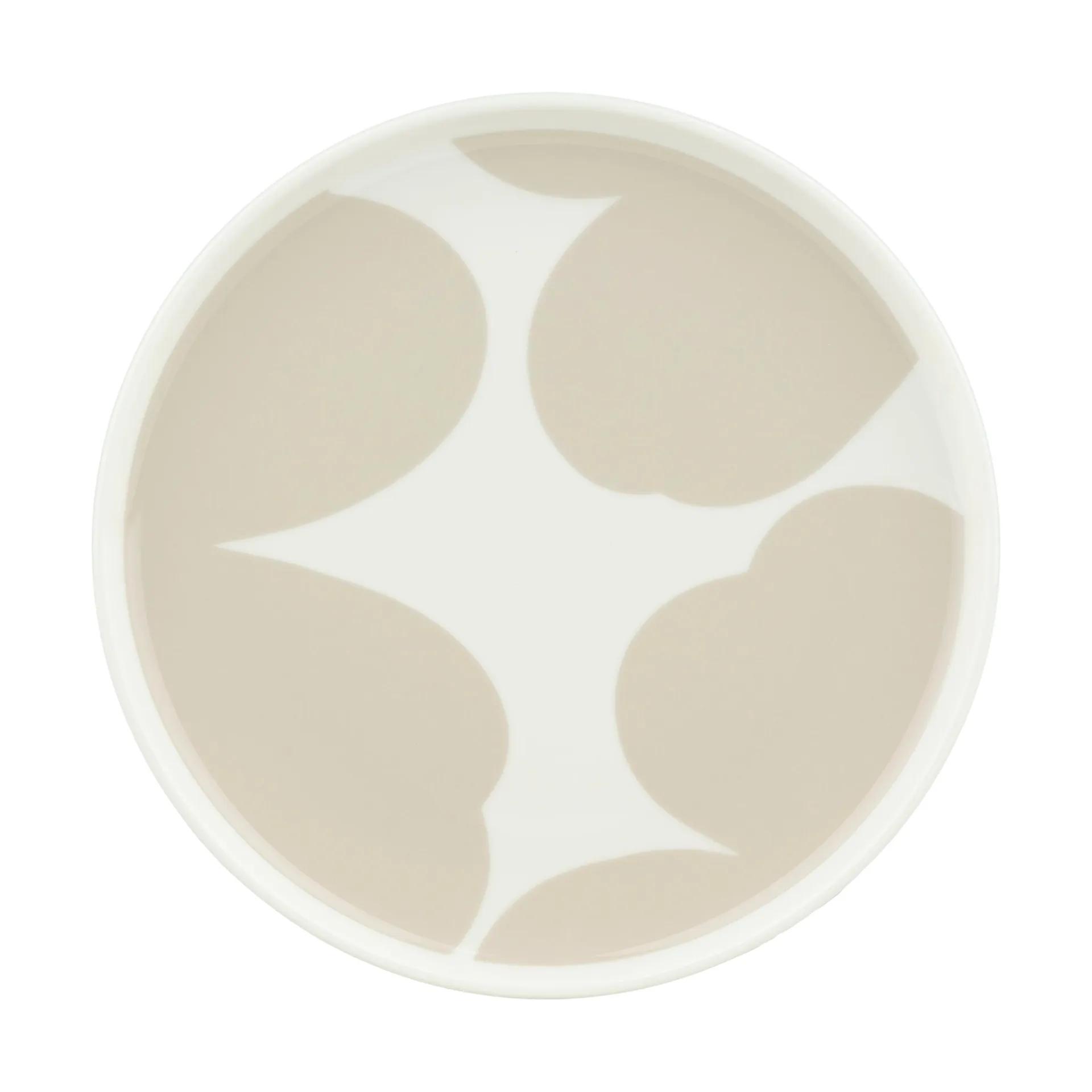 Iso Unikko assiett Ø20 cm, White-straw Marimekko