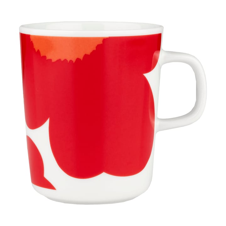 Iso Unikko mugg 25 cl, White-red Marimekko