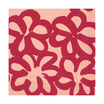 Marimekko Jättikukka servett 33×33 cm 20-pack Rose