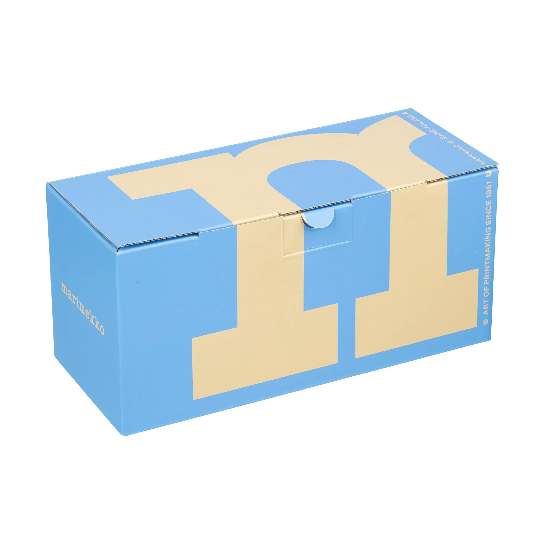 Juhla Unikko mugg 25 cl 2-pack, White-light blue-sand-orange red Marimekko