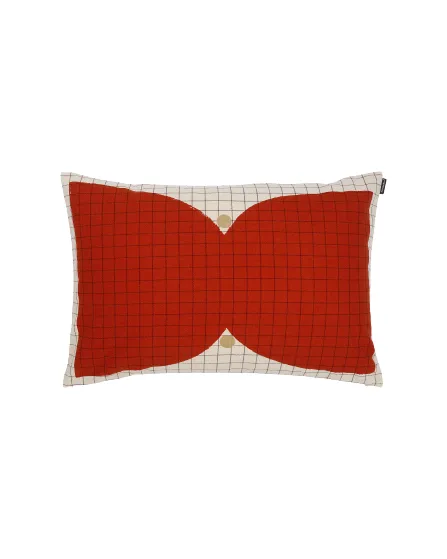 Kalendi kuddfodral 40x60 cm, Röd-vit Marimekko