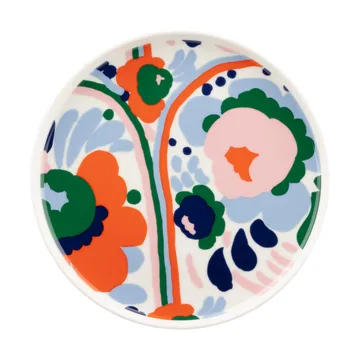 Marimekko Karuselli tallrik Ø20 cm White-d blue-orange-light pink