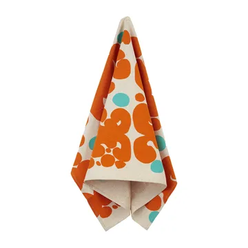 Keidas kökshandduk 43x70 cm - Beige-orange-turkos - Marimekko