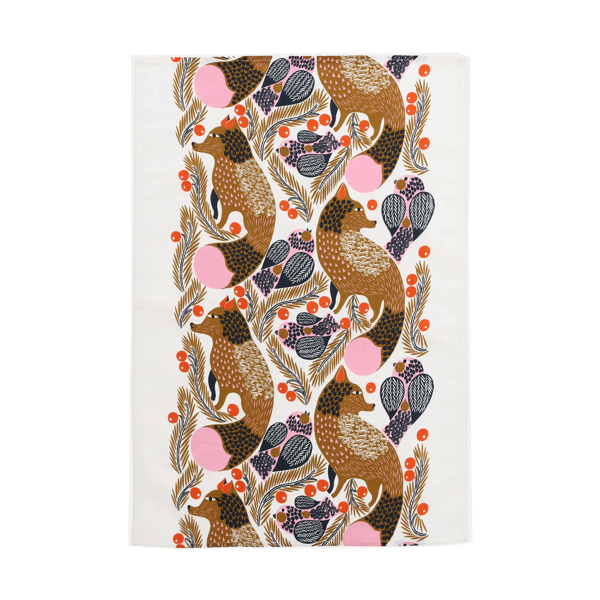 Ketunmarja kökshandduk 47x70 cm, White-multicolour Marimekko